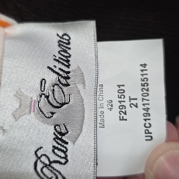 NWT Rare Edition Girls Dress Corduroy Brown Glittery Turkey Thanksgiving Sz 2T - Picture 2 of 10